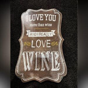 Wine Lovers Wall Art (still in plastic wrap)